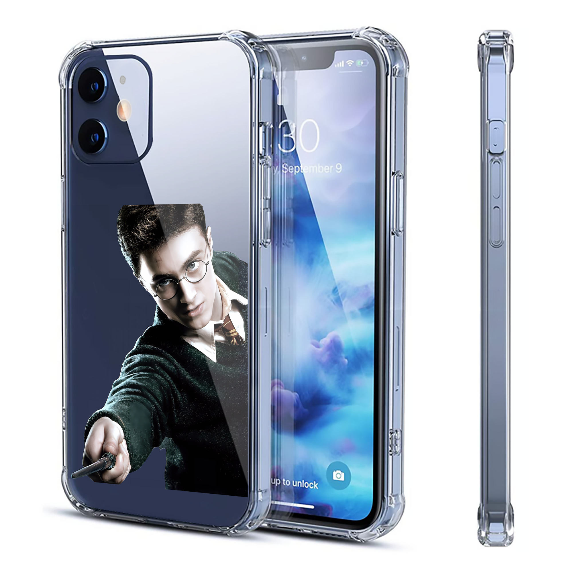 （画像用） Harry Potter ハリー・ポッターシリーズ 【iPhone 12シリーズ対応】透明スマホケース（クリアソフトケース）